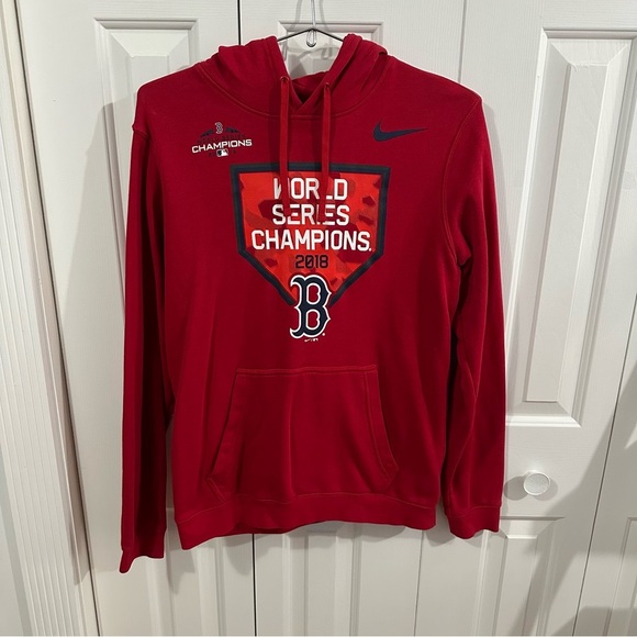 Nike MLB Boston Red Sox 2018 World Series Hoodie - Picture 1 of 6
